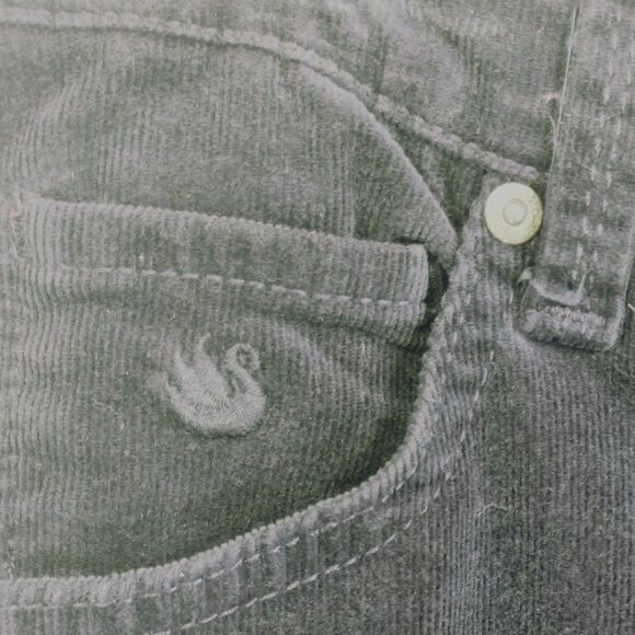 Gloria Vanderbilt Pants Women's 10 Straight Leg Zip Corduroy Midnight Purple - Picture 3 of 10